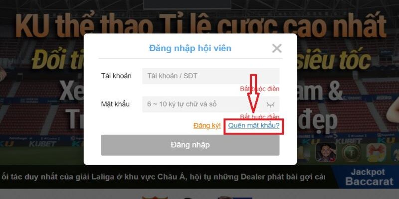 Quá trình đăng nhập Kubet77 diễn ra cực kỳ an toàn